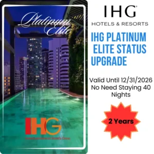 IHG Platinum Elite Status Upgrade